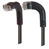 Picture of Category 6 Right Angle Patch Cable, RA Left Exit/Right Angle Down- Black 2.0 ft