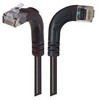 Picture of Category 6 Right Angle Patch Cable, RA Right Exit/Right Angle Up- Black 7.0 ft