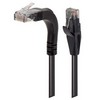 Picture of Category 6 Right Angle Patch Cable, Stackable, Black, 10.0 ft