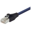 Picture of Shielded Cat 6 Cable, RJ45 / RJ45 PVC Jacket, Blue 5.0 ft