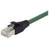 Picture of Shielded Cat 6 Cable, RJ45 / RJ45 PVC Jacket, Green 10.0 ft