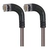 Picture of Shielded Category 6 Right Angle Patch Cable, Right Angle Left/Right Angle Left, Gray, 3.0 ft