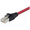 Picture of Shielded Cat 6 Cable, RJ45 / RJ45 LSZH Red Jacket, 60.0 ft