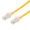 Picture of Category 6, Gigabit TAA Compliant Ethernet RJ45 Cable Assembly, 26AWG Stranded, U/FTP Foil Pair Shielded, CM PVC, Yellow, 15F