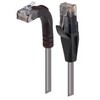 Picture of Category 6 LSZH Right Angle Patch Cable, Straight/Right Angle Up, Gray, 15.0 ft