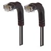 Picture of Category 6 LSZH Right Angle Patch Cable, Right Angle Down/Right Angle Down, Black, 1.0 ft
