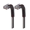 Picture of Category 6 LSZH Right Angle Patch Cable, Right Angle Up/Right Angle Up, Black, 5.0 ft