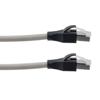 Picture of Category 7 10gig Ethernet Cable Assembly, S/FTP Shielded Pairs, RJ45 Male/Plug, 26AWG Stranded, LSZH, Gray, 15M