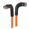 Picture of Category 5E Right Angle Patch Cable, RA Right Exit/Right Angle Down, Orange 1.0 ft