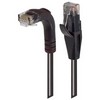 Picture of Category 5E Right Angle Patch Cable, Straight/Right Angle Down, Black 1.0 ft