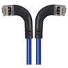 Picture of Category 5E Shielded Right Angle Patch Cable, Right Angle /Left Angle, Blue 10.0 ft