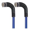 Picture of Category 5E Shielded Right Angle Patch Cable, Left Angle /Left Angle, Blue 1.0 ft