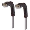 Picture of Category 5E LSZH Right Angle Patch Cable, Right Angle Down/Right Angle Down, Gray, 30.0 ft