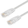 Picture of Category 5E Flat Patch Cable, RJ45 / RJ45, White, 100.0 ft