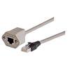 Picture of Category 5E Shielded Network Extension Cable with Mounting Flange, 3.0Ft