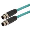 Picture of Category 5e M12 4 Position D code SF/UTP Industrial Cable, M12 M / M12 M, 0.5m