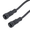 Picture of IP68 Waterproof M12 5 Position B-code, Sensor Signal Cable, Light Weight Plastic Nut, 22AWG, PVC, Female To Female, Black, 5M