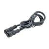 Picture of IP68 Waterproof M12 5 Position B-code, Sensor Signal Cable, Light Weight Plastic Nut, 22AWG, PVC, Female To Female, Black, 5M