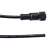Picture of IP68 Waterproof M12 5 Position B-code, Sensor Signal Cable, Light Weight Plastic Nut, 22AWG, PVC, Female To Open, Black, 1M