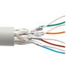 Picture of Category 6 Ethernet Bulk Cable, S/FTP Braid w/ Individually Shielded Pairs, 26AWG Stranded, CMG PVC, Gray, 1,000.0F