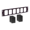 Picture of Universal Rack Panel Kit, Black Color w/6 Black Alum. Sub-Panels