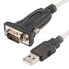 Picture of USB 2.0 to RS232 Converter Cable, USB Type A Male to DB9 Male, PVC (Polyvinyl Chloride), 1-Meter