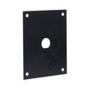 Picture of Universal Alum. Sub-Panel with One 0.5" D-Hole, Black