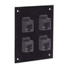 Picture of Universal Sub-Panel, 4 110 Category 6 Jacks, RJ45 EIA568A/B