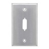 Picture of Stainless Wall Plate, One DB9/HD15/HDMI Opening