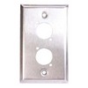 Picture of Stainless Steel Wall Plate, Two XLR Openings