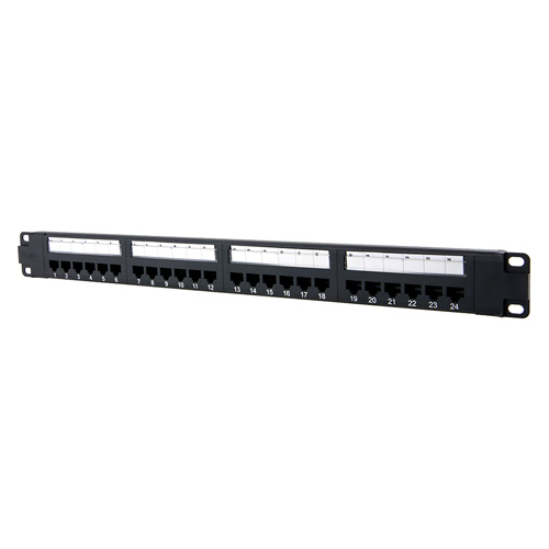 C6 UTP PoE+ Patch Panel w/CM C6 UTP PoE+ Patch Panel w/CM