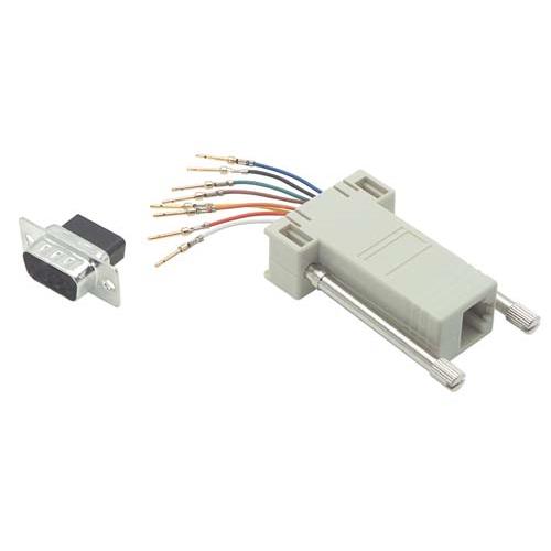 ADAPTOR KIT DB9M/RJ45 JACK ADAPTOR KIT DB9M/RJ45 JACK