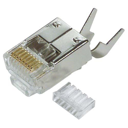 PLUGRJ45 8X8 SHLD W/SR 50PK PLUGRJ45 8X8 SHLD W/SR 50PK