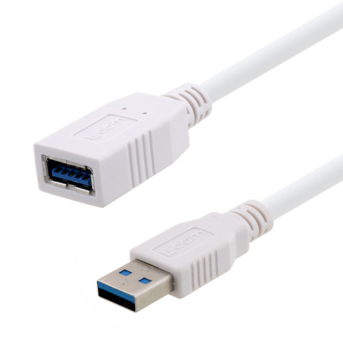 USB 3.0 A-M / A-F 30/24 PVC WHT 1.5M USB 3.0 A-M / A-F 30/24 PVC WHT 1.5M